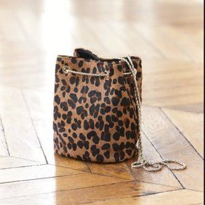Sezane Leopard Hope Bag